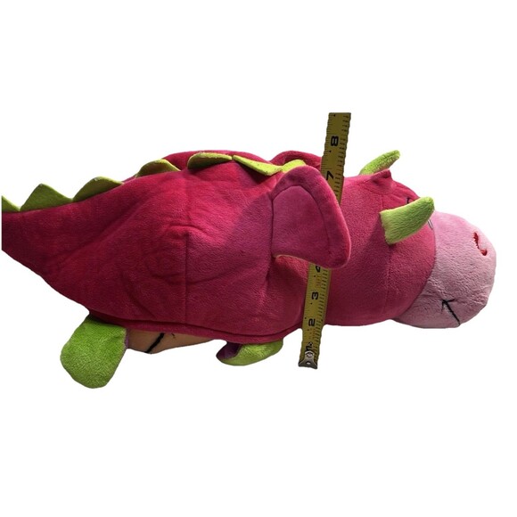 Flip A Zoo Plush Daphne Dragon flips to Thea Unicorn Huggable, Lovable Toy - Picture 5 of 14